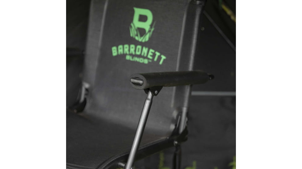 Barronett Blinds Deluxe 360 Swivel Chair, Black, 012642022265