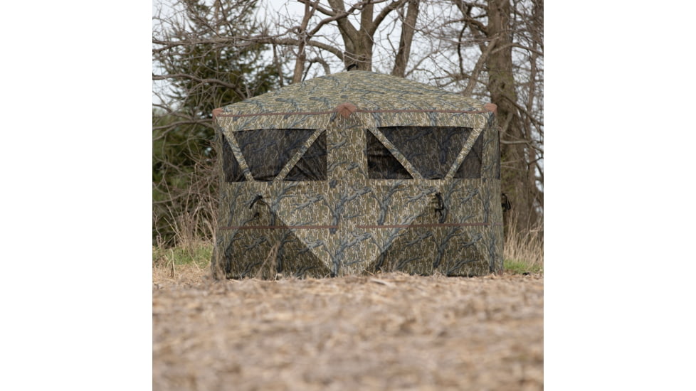 Barronett Blinds Gamekeeper Memory Maker 5 Hub Hunting Blind, Mossy Oak Original Treestand Camo, 4-Person, GK550BLT