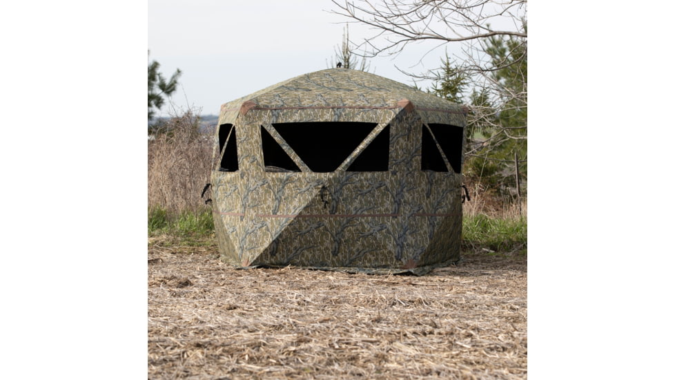 Barronett Blinds Gamekeeper Memory Maker 5 Hub Hunting Blind, Mossy Oak Original Treestand Camo, 4-Person, GK550BLT