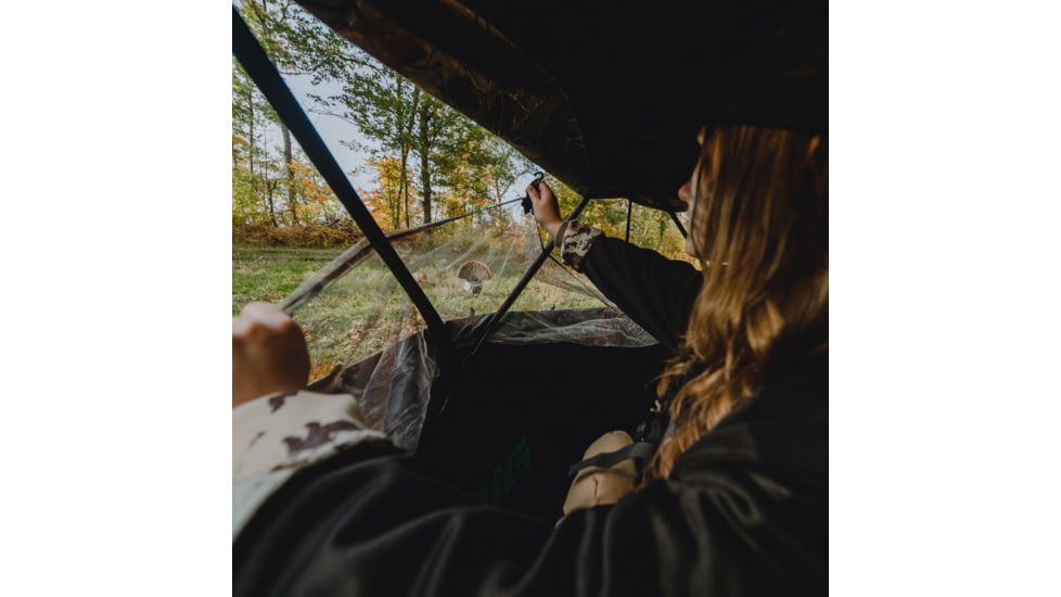 Barronett Blinds Ox 5 Hub Blind, Backwoods Camo, BX550BW