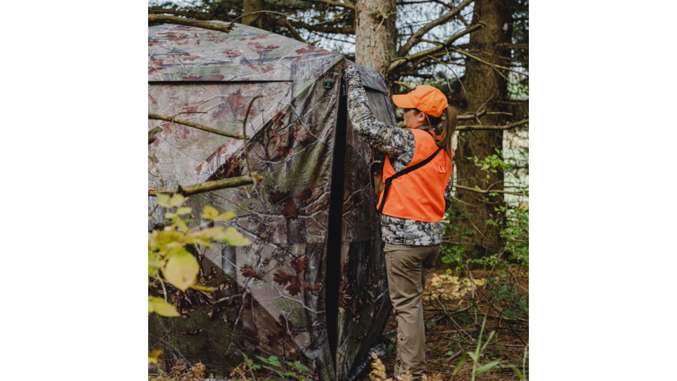 Barronett Blinds Radar 2 Person Hub Blind, Backwoods Camo, RA200BW