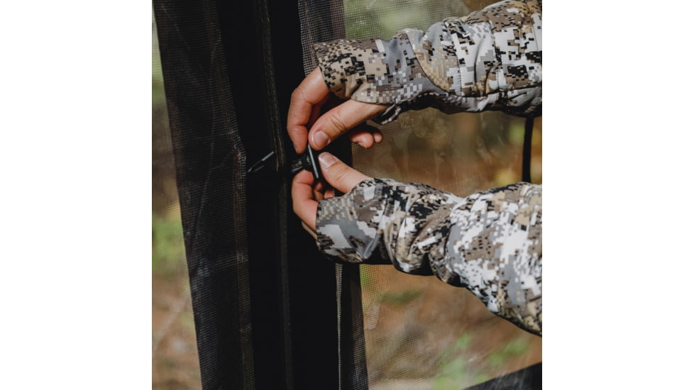 Barronett Blinds Radar 2 Person Hub Blind, Backwoods Camo, RA200BW