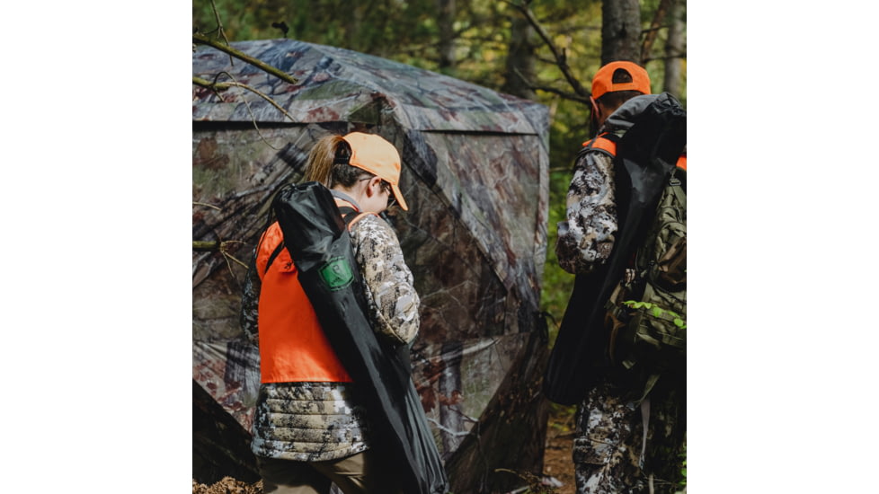 Barronett Blinds Radar 2 Person Hub Blind, Backwoods Camo, RA200BW