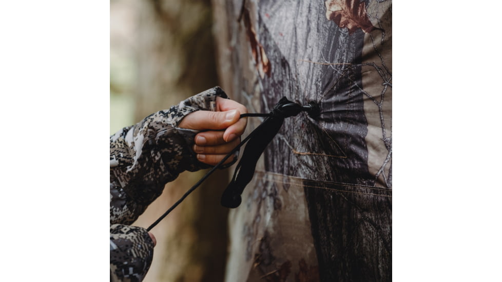 Barronett Blinds Radar 2 Person Hub Blind, Backwoods Camo, RA200BW