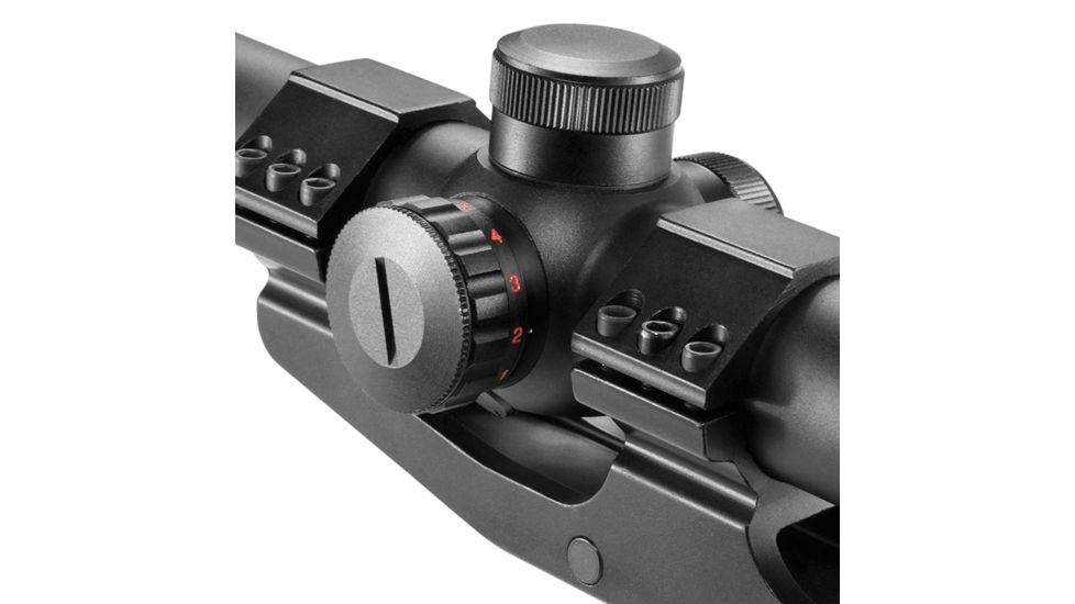 Barska 1-6x24 IR,AR6 Tactical Rifle Scope,30mm Tube,Red/Green Illuminated Reticle AC12390