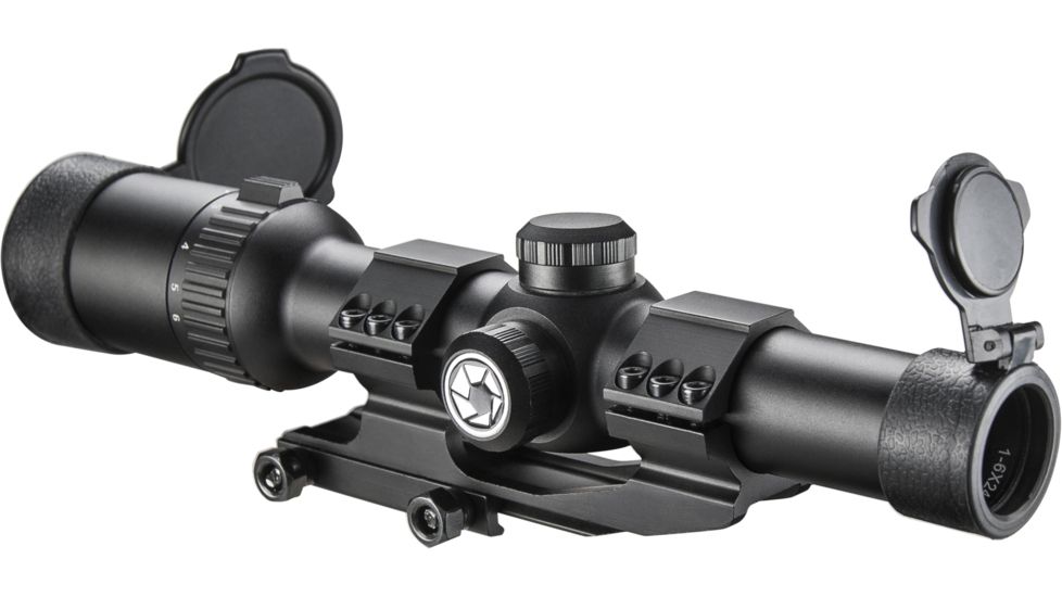 Barska 1-6x24 IR,AR6 Tactical Rifle Scope,30mm Tube,Red/Green Illuminated Reticle AC12390