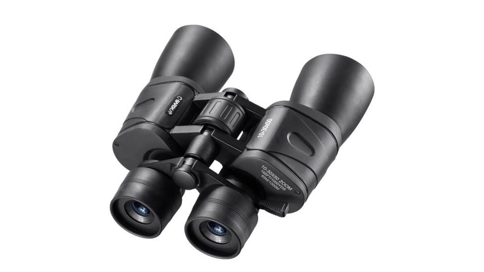Barska 10-30x50 Gladiator Zoom Ruby Lens Porro BK-7 Prism Binoculars, Black - Box Pack AB10168