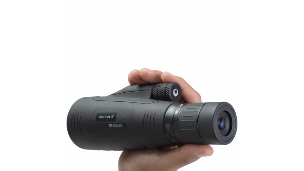 Barska 10-30x50 Monocular, Black, Small, AA13638