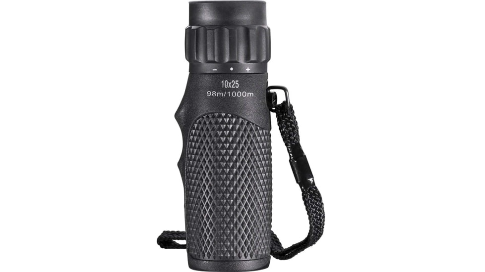 Barska 10x25mm BK-7 Roof Waterproof Blackhawk Monocular, Black, Small, AA12131