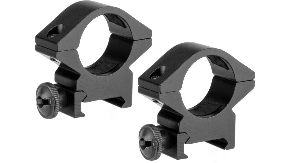 Barska 1in Medium Height Weaver Style Rings, Black, Medium AI12664