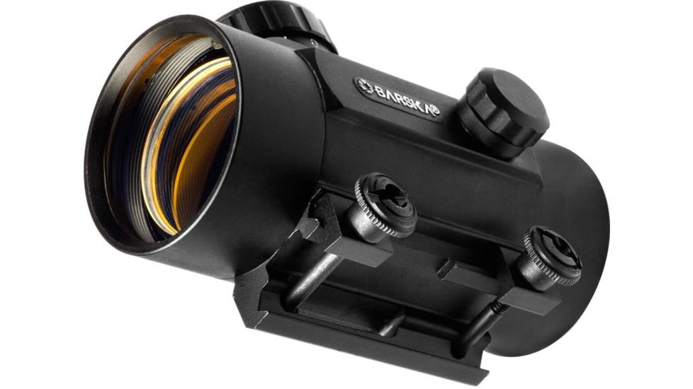 Barska 1x42mm Illuminated 5MOA Red Dot Scope, Black, Weaver Base - AC10330