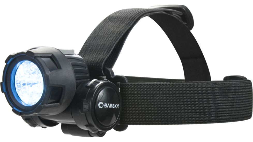 Barska 25 Lumens LED Water Resistant Headlamp, Black - BA11579