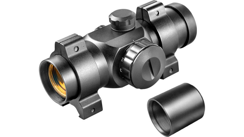 Barska 25mm Red Dot Sight AC10326 w/ Rings &amp; Extension Tube, Box Pack
