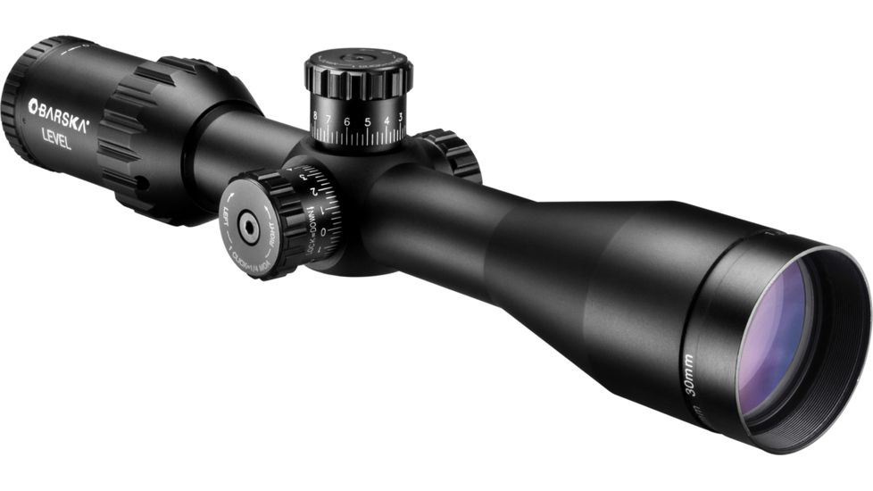 Barska 4-16x50mm Level Rifle Scope, Black, Medium AC12784