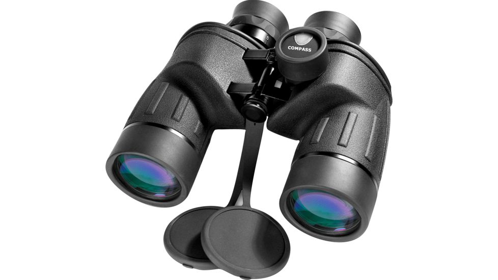 Barska Battalion 7x50mm Porro Prism Compass Rangefinder Binoculars, Black, AB11042