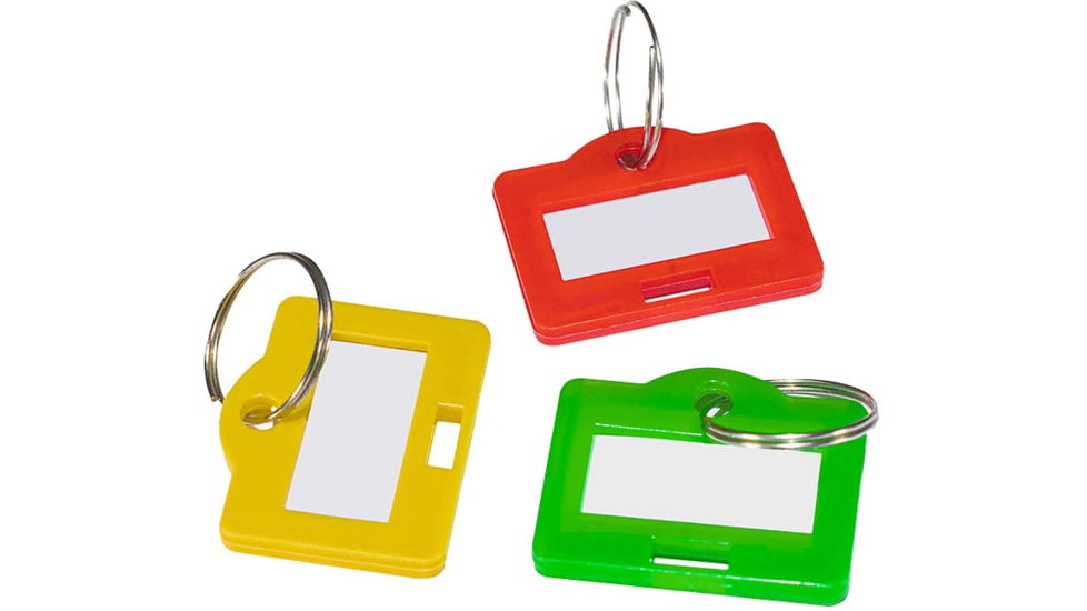 Barska Assorted Key Tags For Key Cabinets, 100 Pack, Multi, Small, AF13680