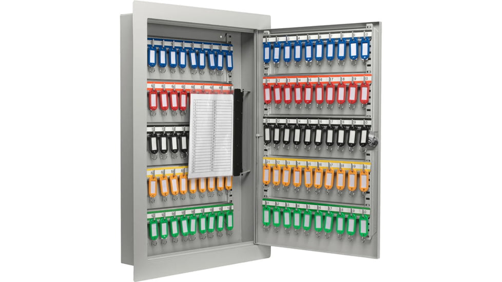 Barska 100 Capacity Adjustable In-Wall Key Cabinet