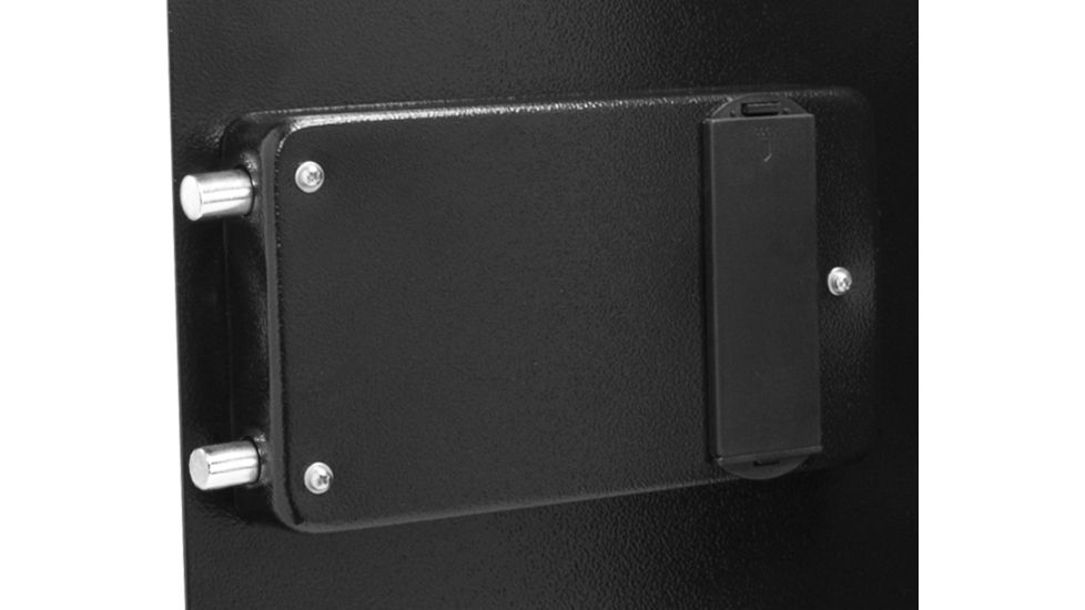 Barska Biometric Wall Safe (Left Opening), Black, Medium AX13034