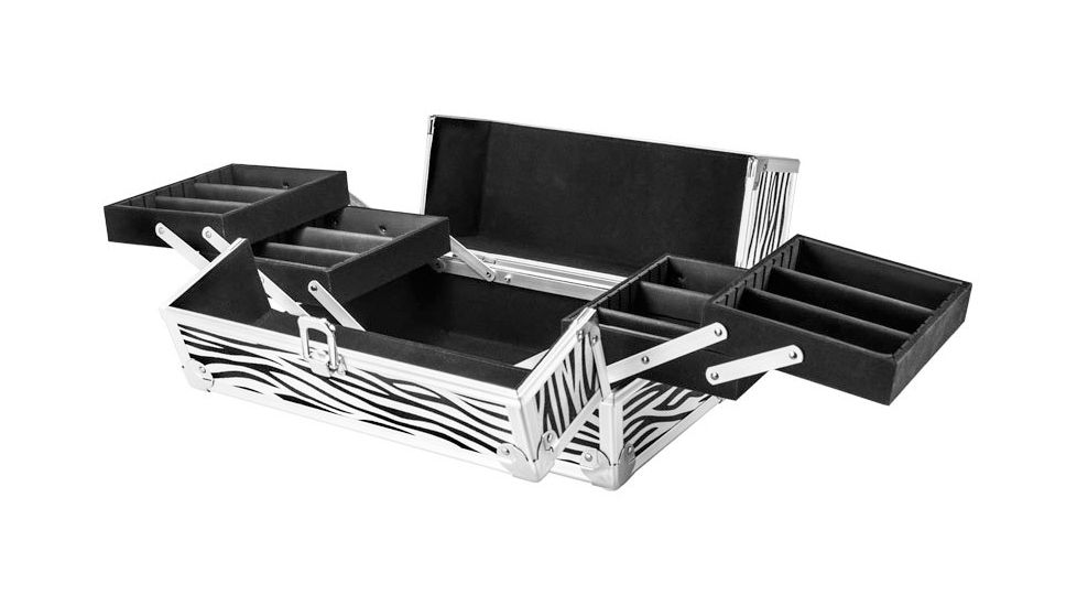 Barska Chéri Bliss Cosmetic Case CC-100, Zebra Print BF11986
