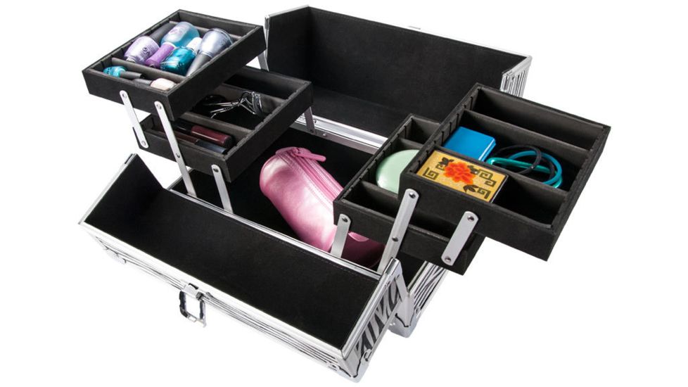 Barska Chéri Bliss Cosmetic Case CC-100, Zebra Print BF11986