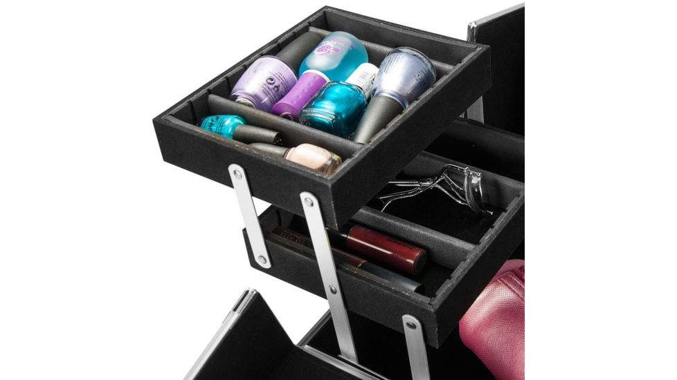 Barska Chéri Bliss Cosmetic Case CC-100, Zebra Print BF11986