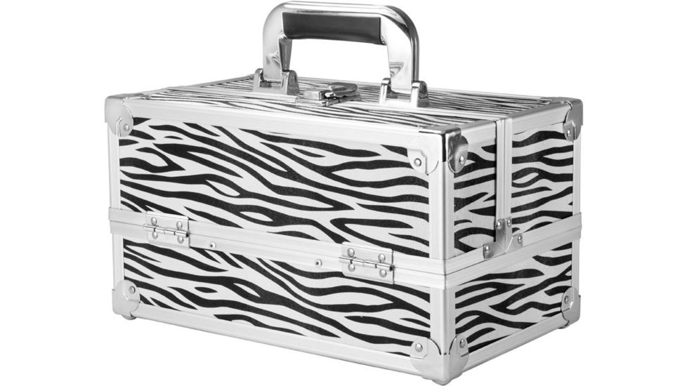 Barska Chéri Bliss Cosmetic Case CC-100, Zebra Print BF11986