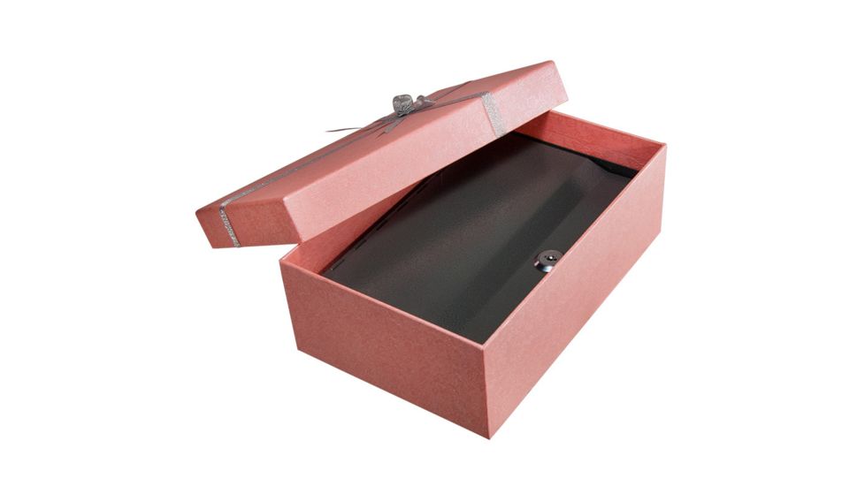 Barska Gift Box Lock Box w/Key Lock,Pink,5.25x1.75x8.75in CB12186