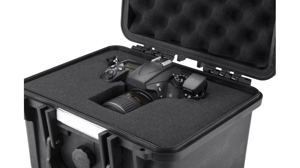 Loaded Gear HD-150 WP Protective Hard Case w/ Foam Padding, 2 Padlock Mounting Points, Black BH12560