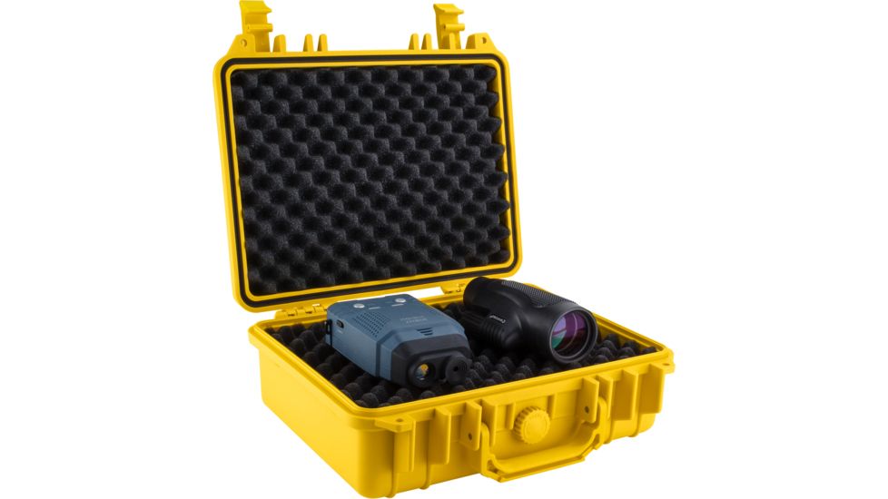 Loaded Gear HD-200 WT Protective Hard Case w/ Foam Padding, 2 Padlock Mounting Points, Yellow BH12670