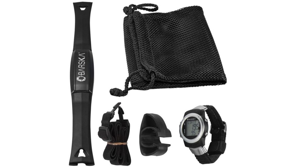 Barska Heart Rate Monitor Watch w/ Wireless Transmitter, Black, R2 Fitness Watch GB12166