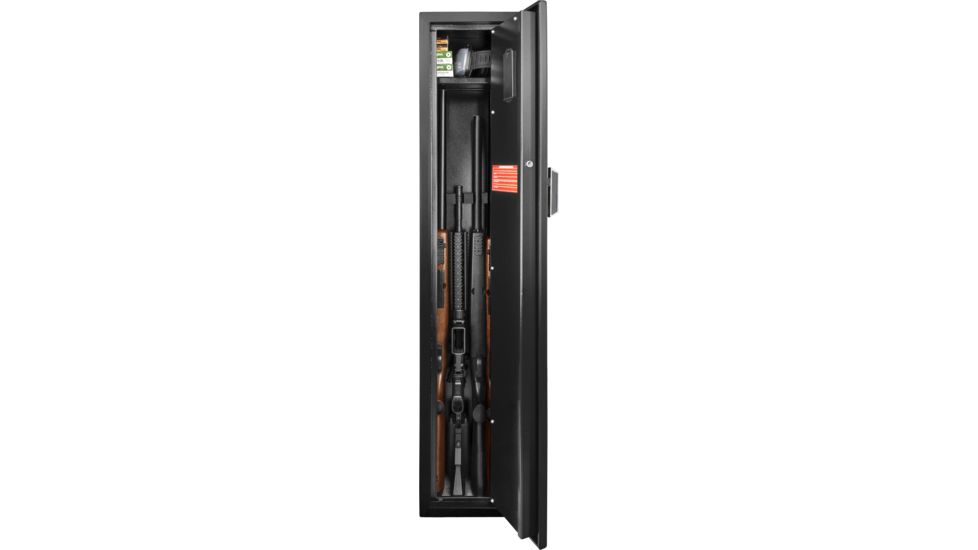 Barska HQ800 Standard Quick Access Keypad Biometric Rifle Safe,Black AX12760