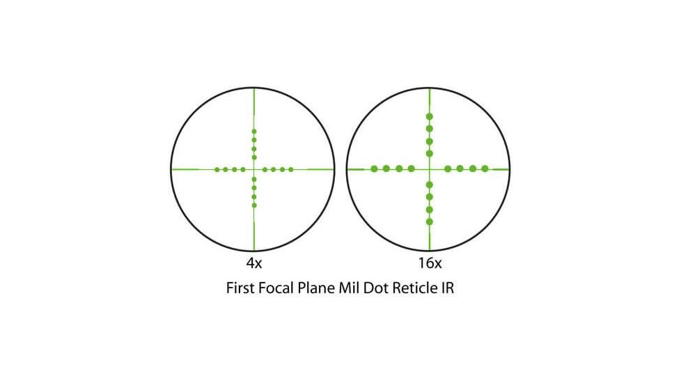 Barska Illuminated First Focal Plane Mil-Dot IR 4X-16X Reticle
