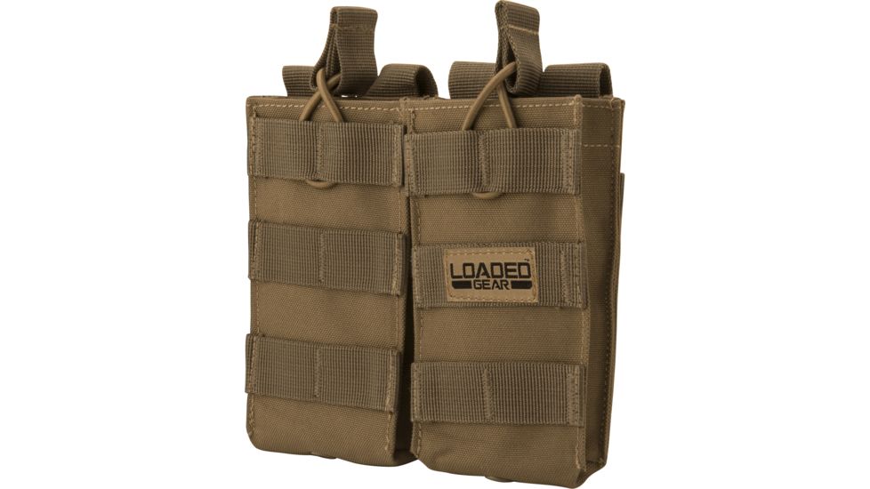 Barska Loaded Gear CX-850 Double Magazine Pouch,Flat Dark Earth BI13002