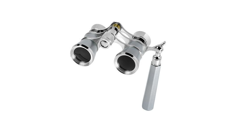 Barska 3x25 Blueline Opera Glasses w/ Light and Pouch - Silver AB11282