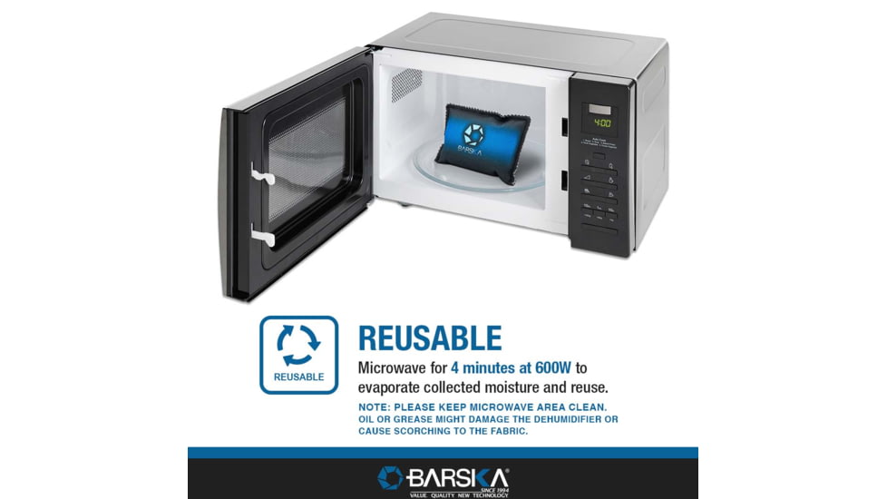 Barska Reusable Safe Dehumidifier, 2-Pack, Green/Blue, Medium, AF13772