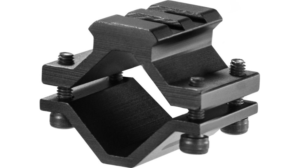 Barska Single Rifle barrel Mount, Single rail, 2 sections, Black AW12006