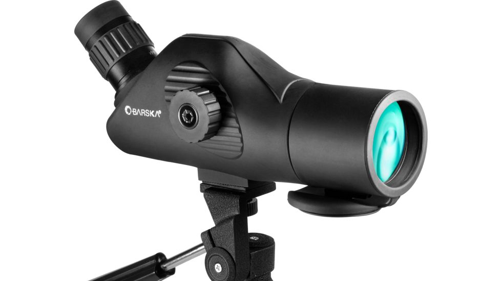 Barska Tactical 11-44x50 Angled Multi-Coated Waterproof Spotting Scope w/ Tripod, Case AD11112