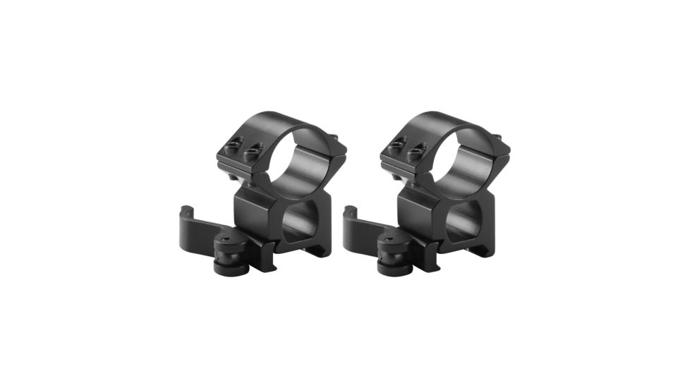 Barska Weaver Style See-Through Quick Release Rings, 1in. Diameter, 1.2in. High, Per 2 193825