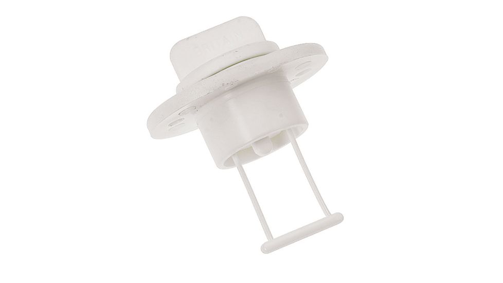 Barton Marine Drain Plug and Socket - 15mm .60" Bore - White 66519