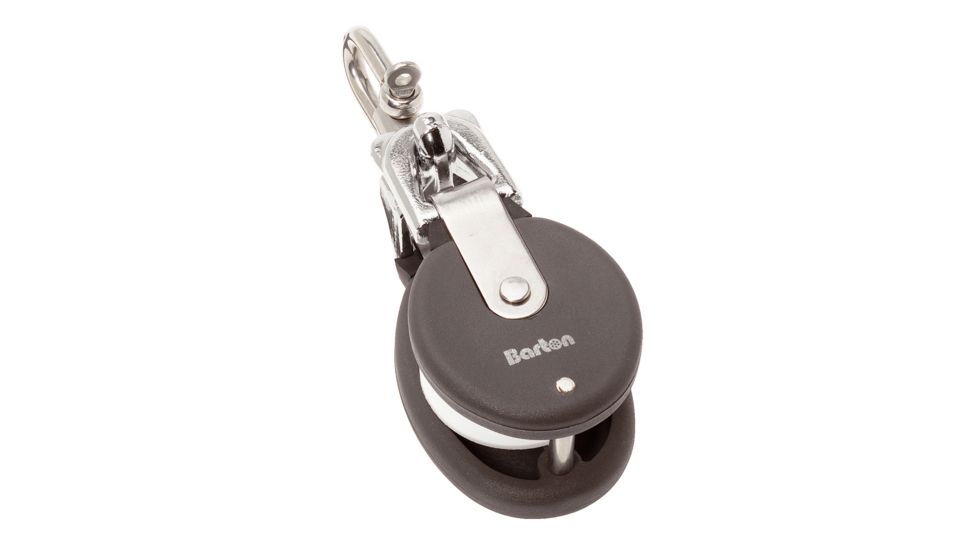 Barton Marine Snatch Block W/Stainless Steel D Shackle - 20mm Sheave Width 59728