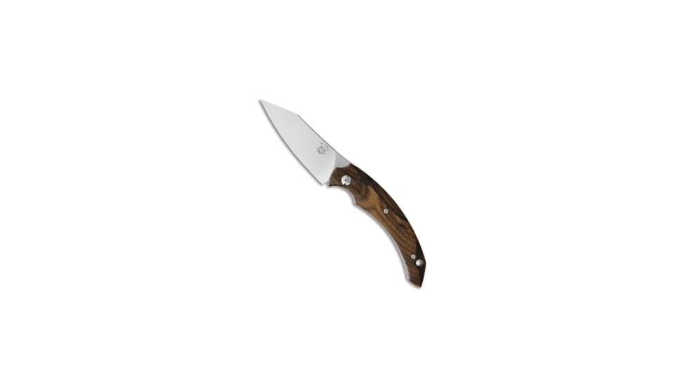 Bastinelli Creations, Fox Knives Bastinelli Creations Dragotac Slim Friction Folder Knife Ziricote 3.2" Satin, Brown, Bohler N690, adult, BHQ-72576