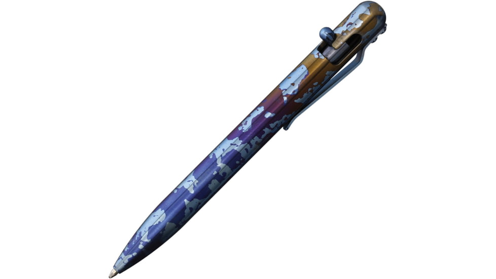 Bastion Bolt Action Pen, 5.25in Overall, Titanium, Seafarer, PEN-BLTACN-TT-SFRR