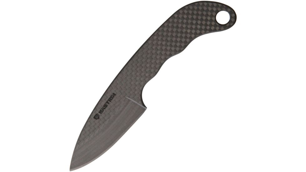 Bastion Carbon Fiber EDC Knife Curved Folding Knife,2.25in,Standard Edge,Black,Carbon Fiber Handle BSTN06