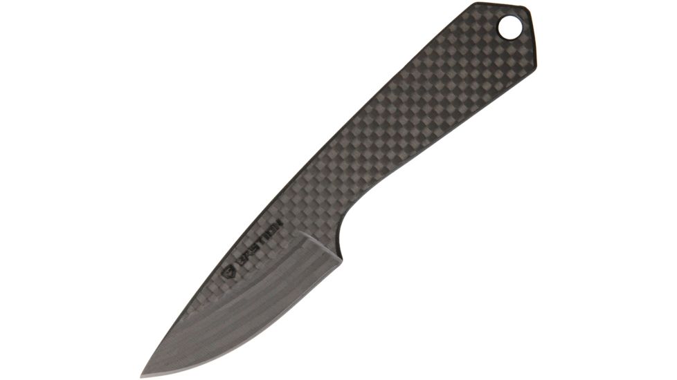 Bastion Carbon Fiber EDC Knife Strght Folding Knife,2.25in,Standard Edge,Black,Carbon Fiber Handle BSTN05