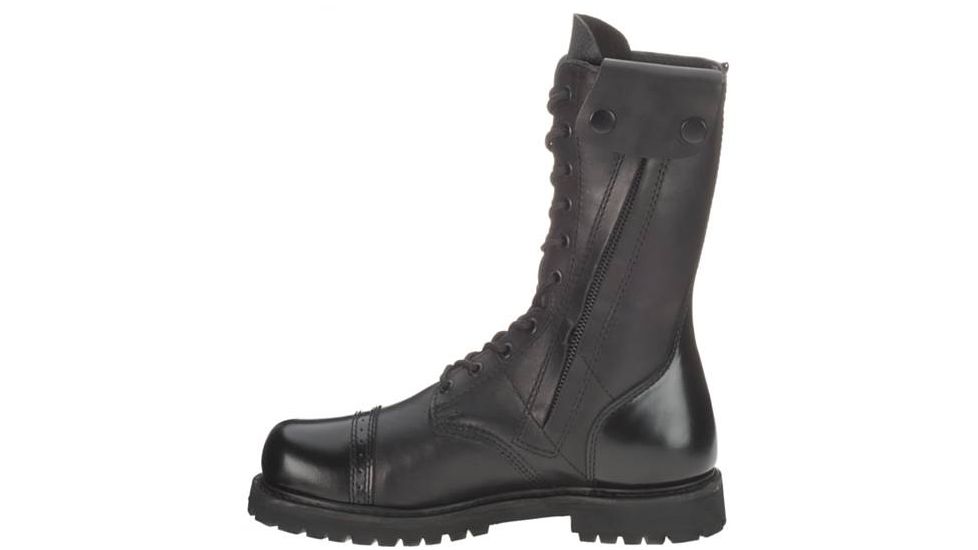 Bates Footwear 11in Paratrooper Side Zip Boot, Black, M 06.5 018469188757