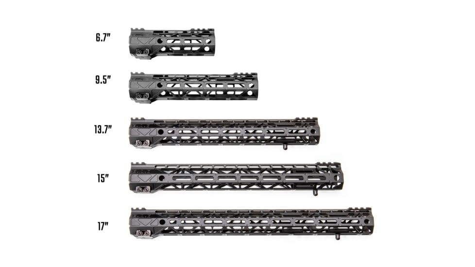 Battle Arms Development Rigidrail Handguard, AR15/M16, 9.5in, M-Lok, Anodize, Black, BAD-RR9.5-MLOK