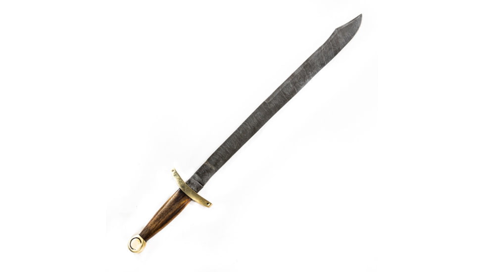 Battling Blades Arabian Scimitar High Carbon Damascus Steel Sword, 34in, 6682376962220