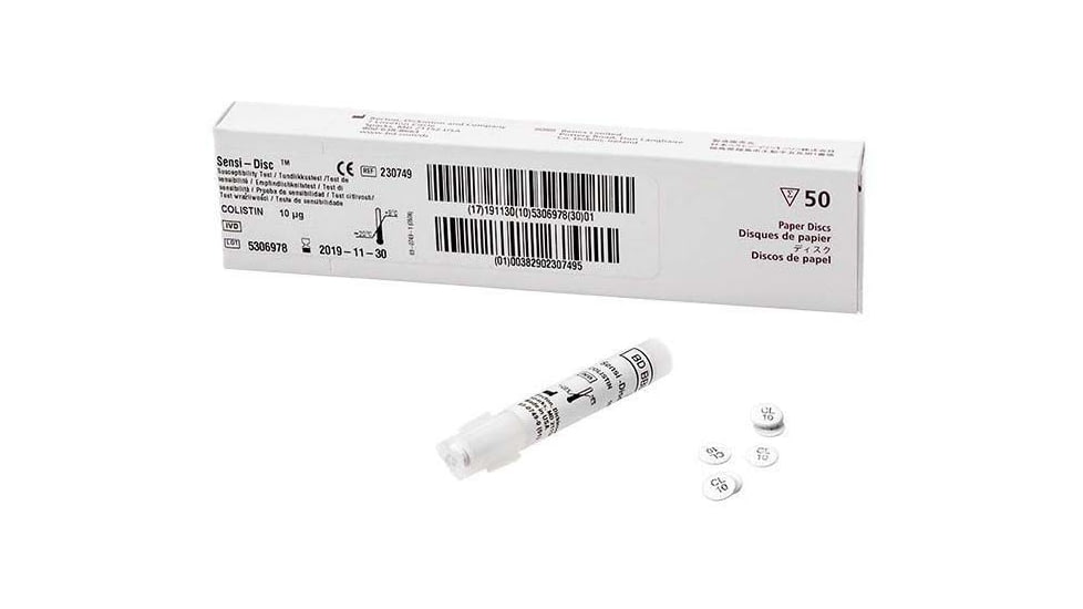 BD Antibiotics and AntimycoticsNorfloxacin to Vancomycin, BD Diagnostics 231041 Taxo A Disks