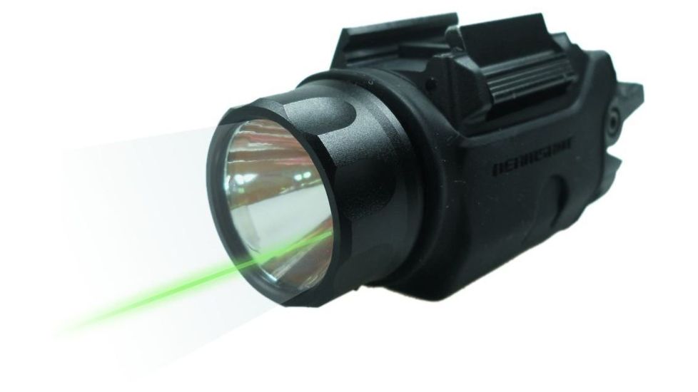 Beamshot Green Laser/Flashlight Combo RECHARGEABLE, Matte Black GB9001G