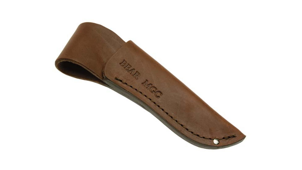 Bear and Son Knives Caper Fixed Blade Knife, 2.5in, 440 Stainless Steel, Genuine India Stag Bone Handle, 5009